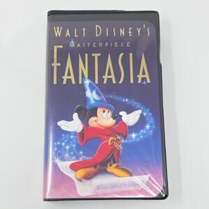 Walt Disney Fantasia VHS Clamshell 1991 Animation Mickey Mouse